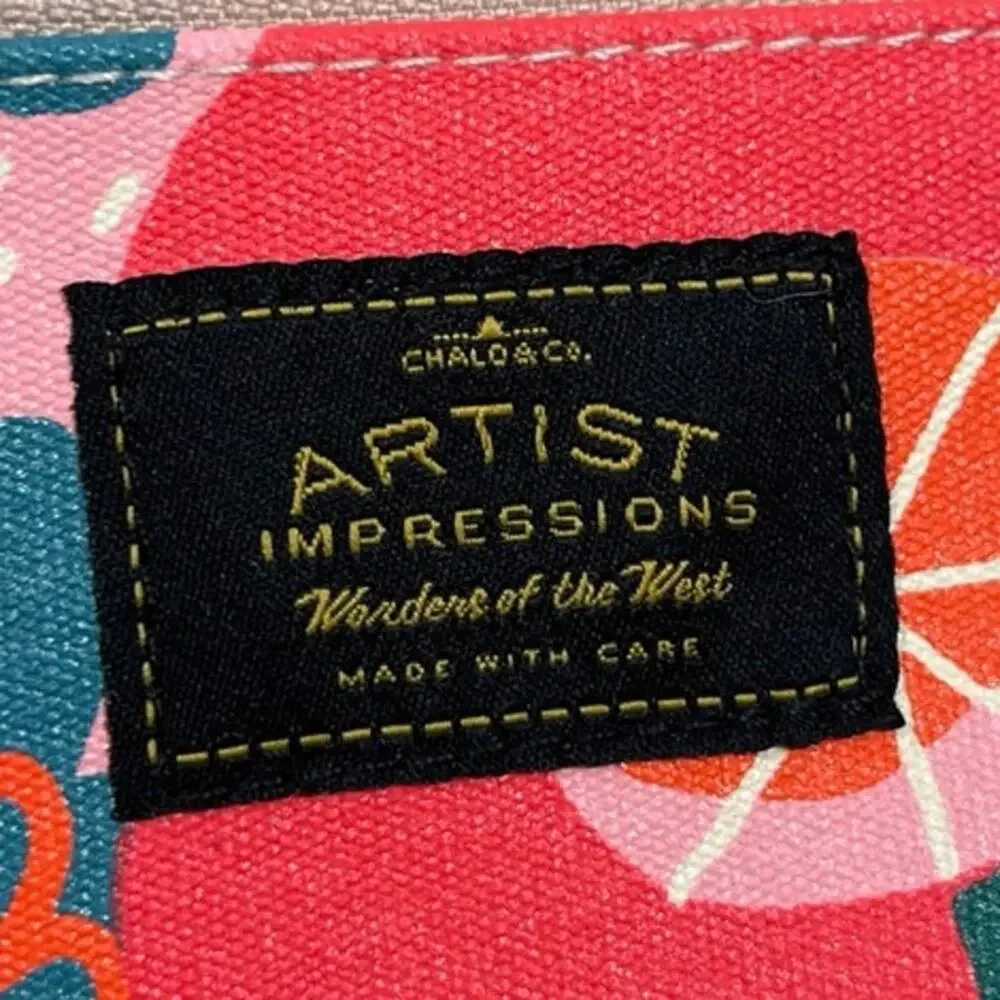 Chalo & Co‎ Artist Impressions Zipper Travel Makeup Cosmetic Bag Colorful